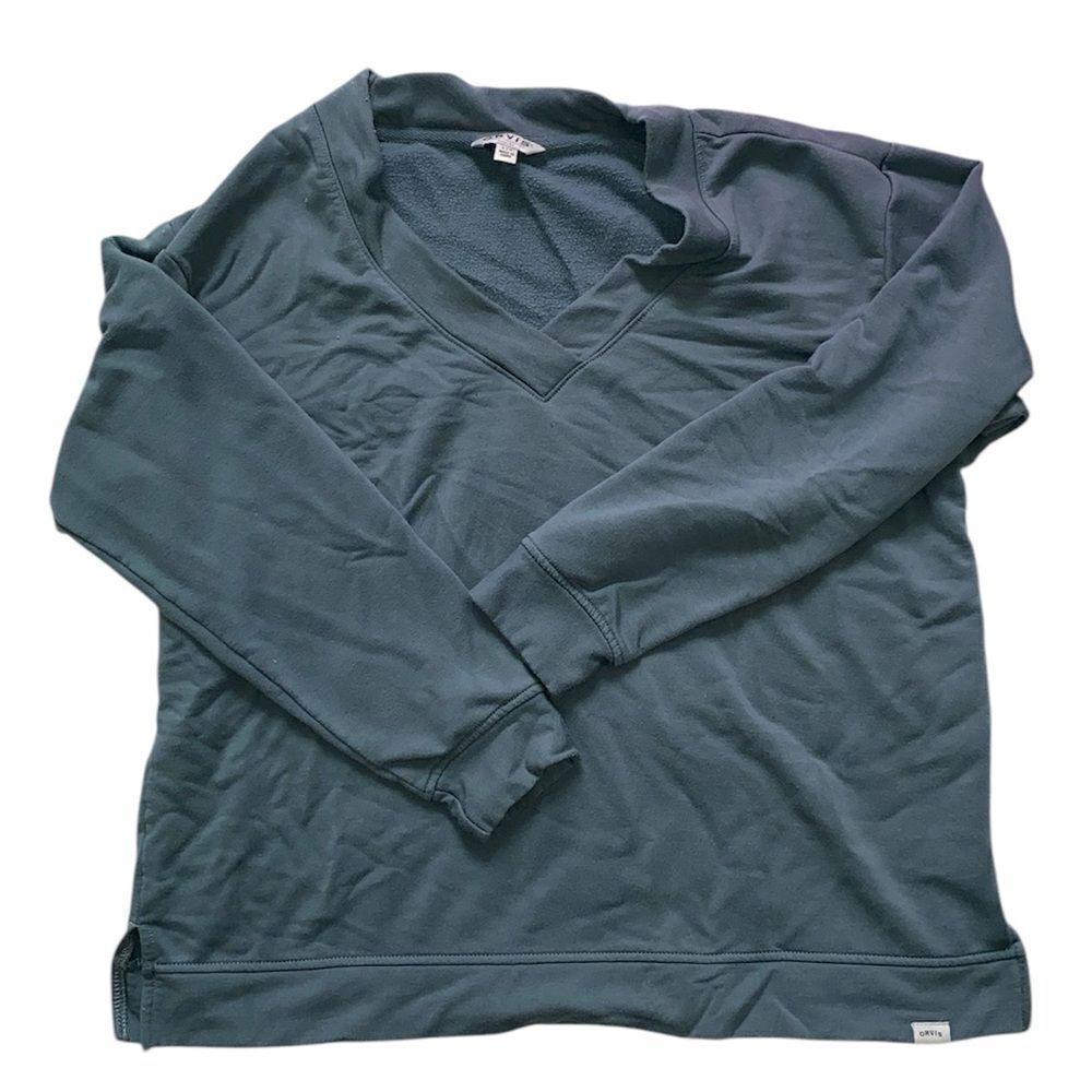 Orvis V-Neck Sweater Size L